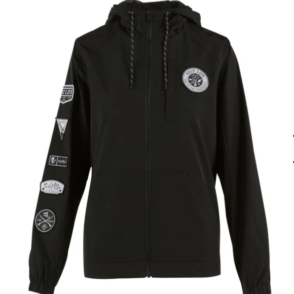 Salt Life Jackets & Blazers - SALT LIFE ROGUE PERFORMANCE SLX WATER RESISTANT WINDBREAKER JACKET WITH HOOD XL